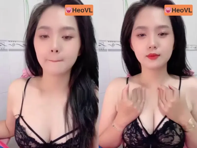 Con ghệ răng khểnh khoe thằng nhỏ tròn trắng